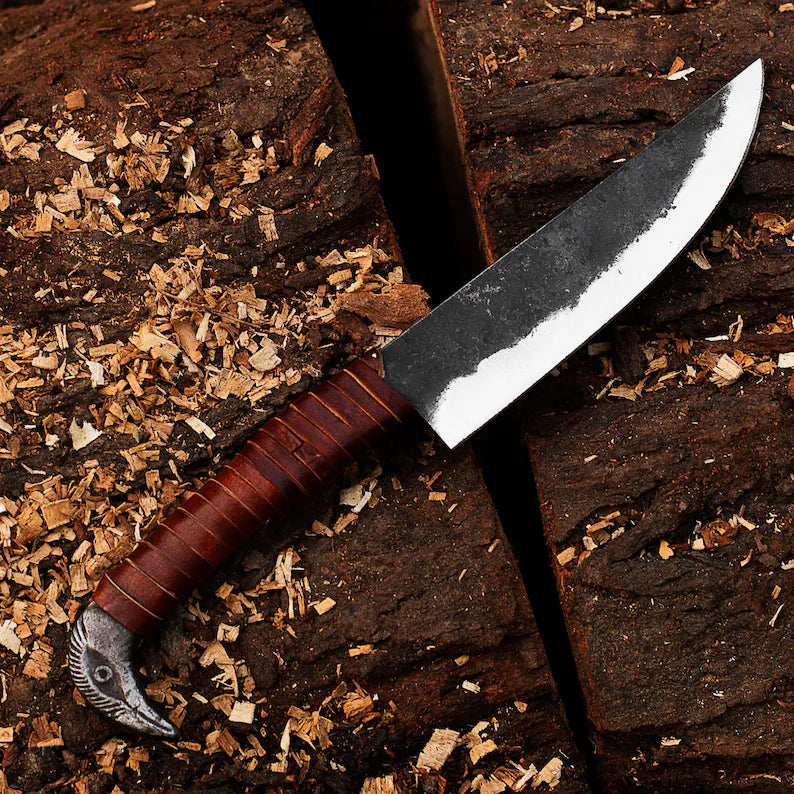 Couteau Viking Manche en Bois - ▷ Couteau Viking Découvrez nos