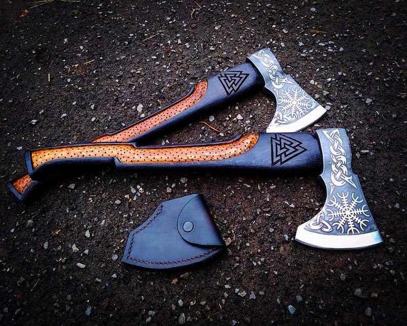 Hache Viking "VEGVISIR"