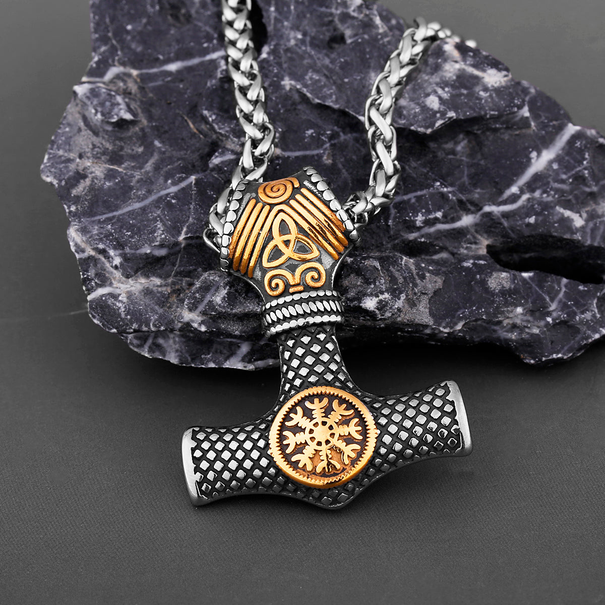 Collier Viking Marteau