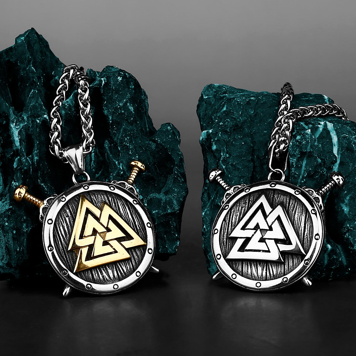 Collier Viking Bouclier