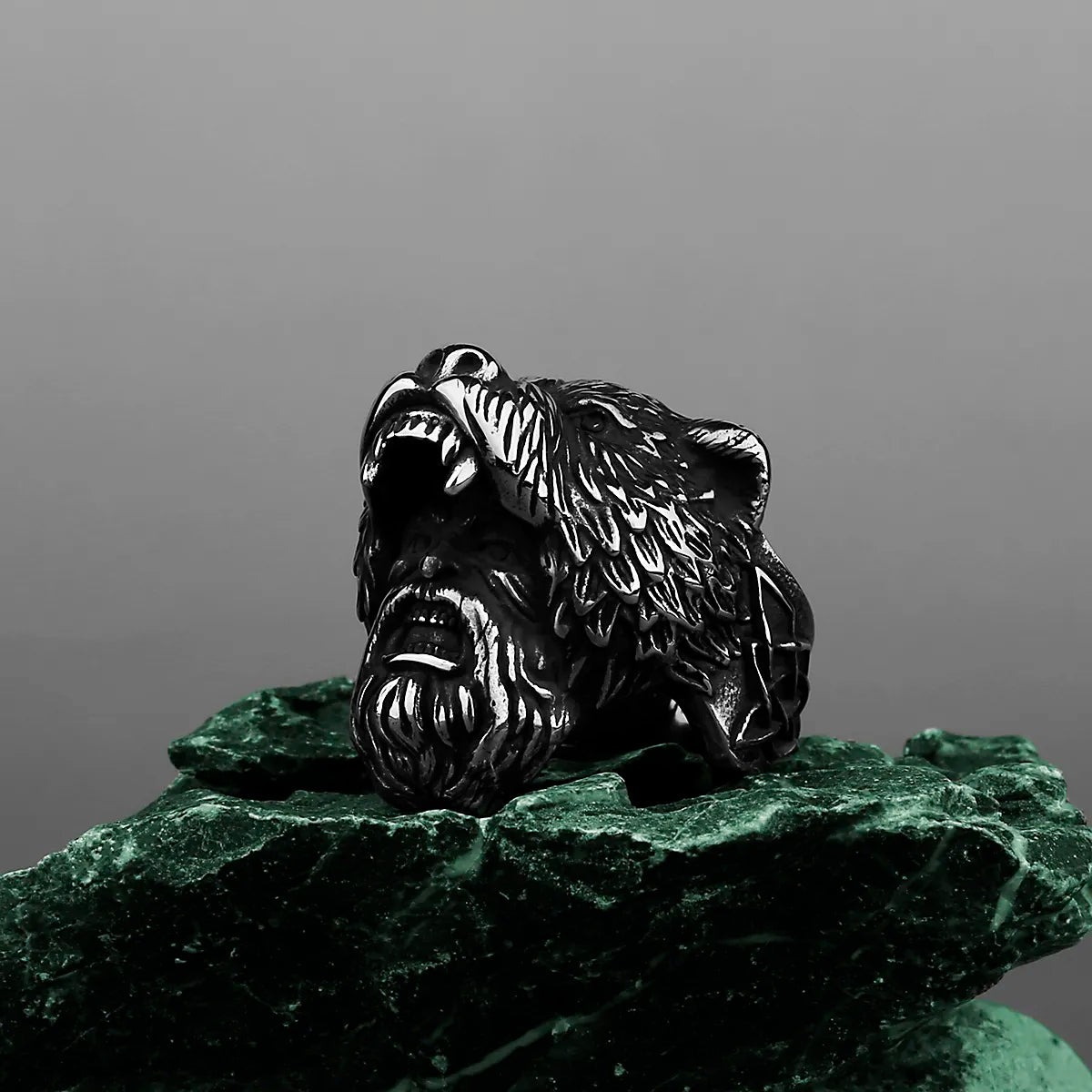 Bague Viking Chasseur de Bête