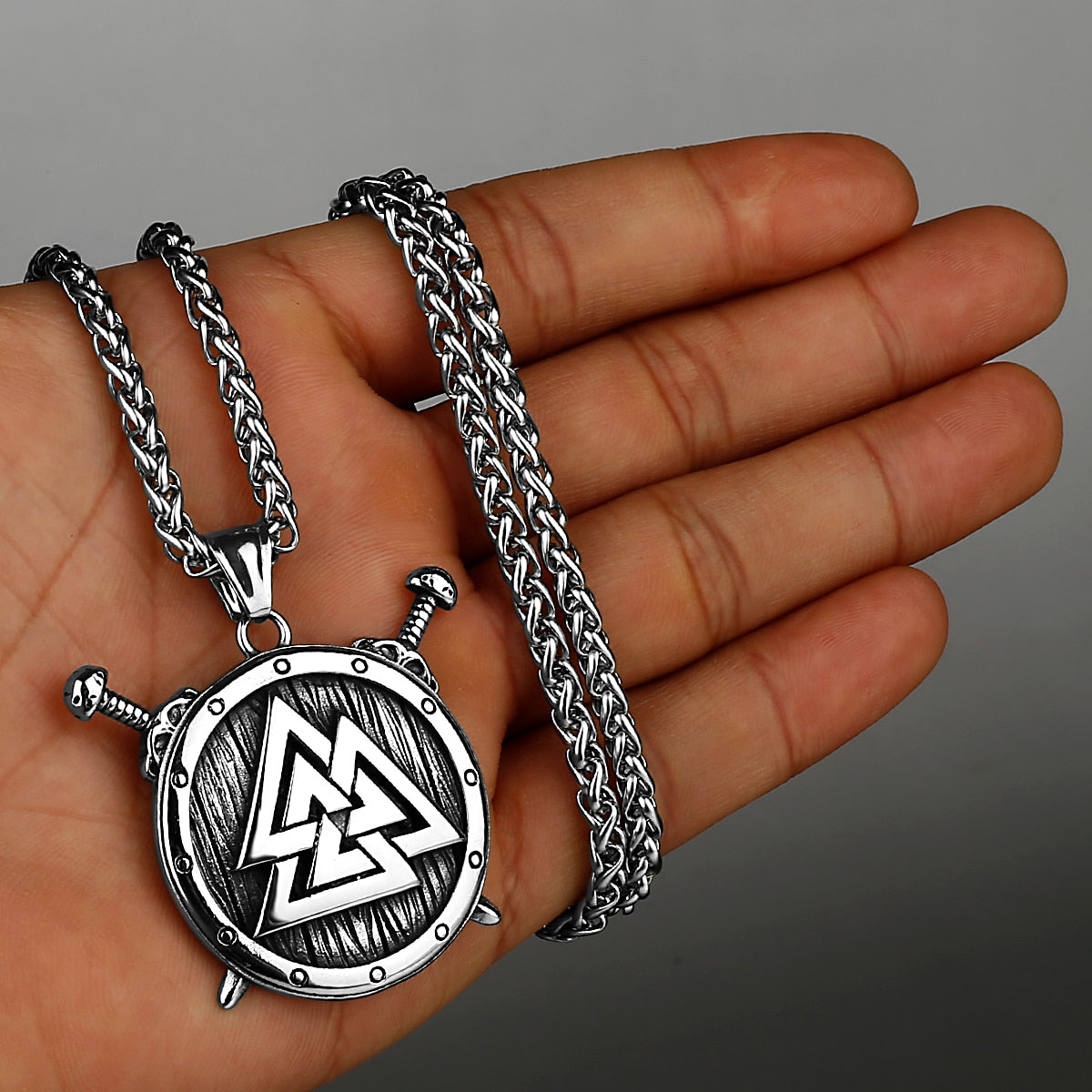 Collier Viking Bouclier