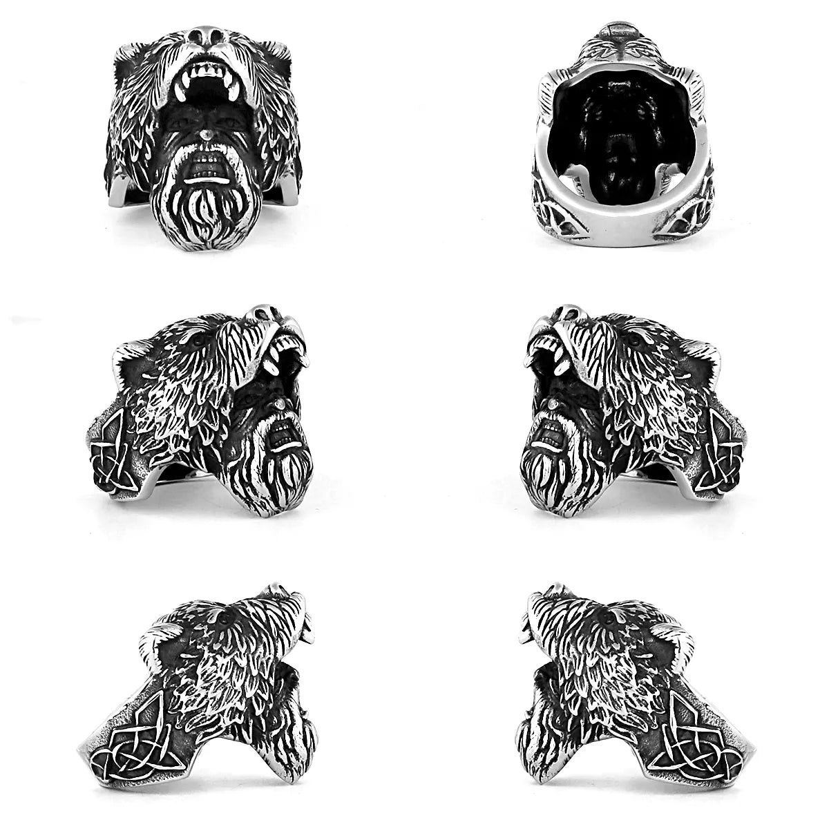 Bague Viking Chasseur de Bête
