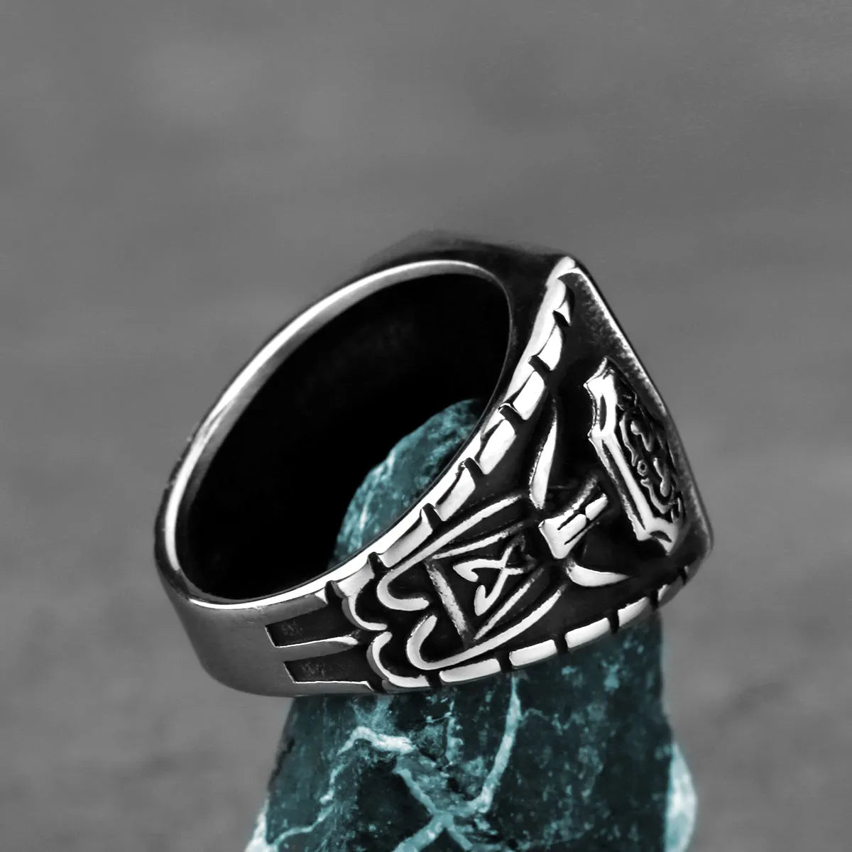 Bague Viking Valknut