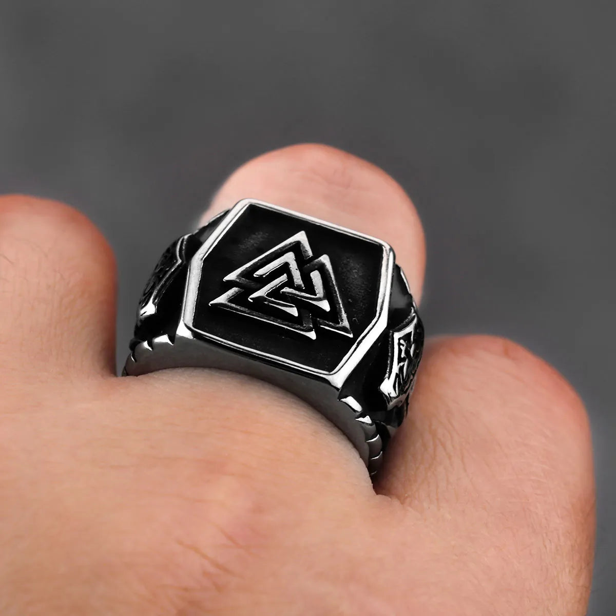 Bague Viking Valknut