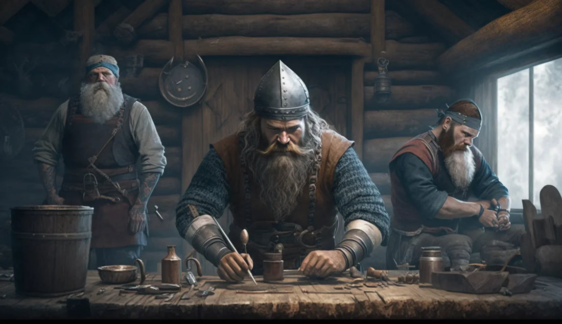 Les différents types de métiers et d'artisanats vikings