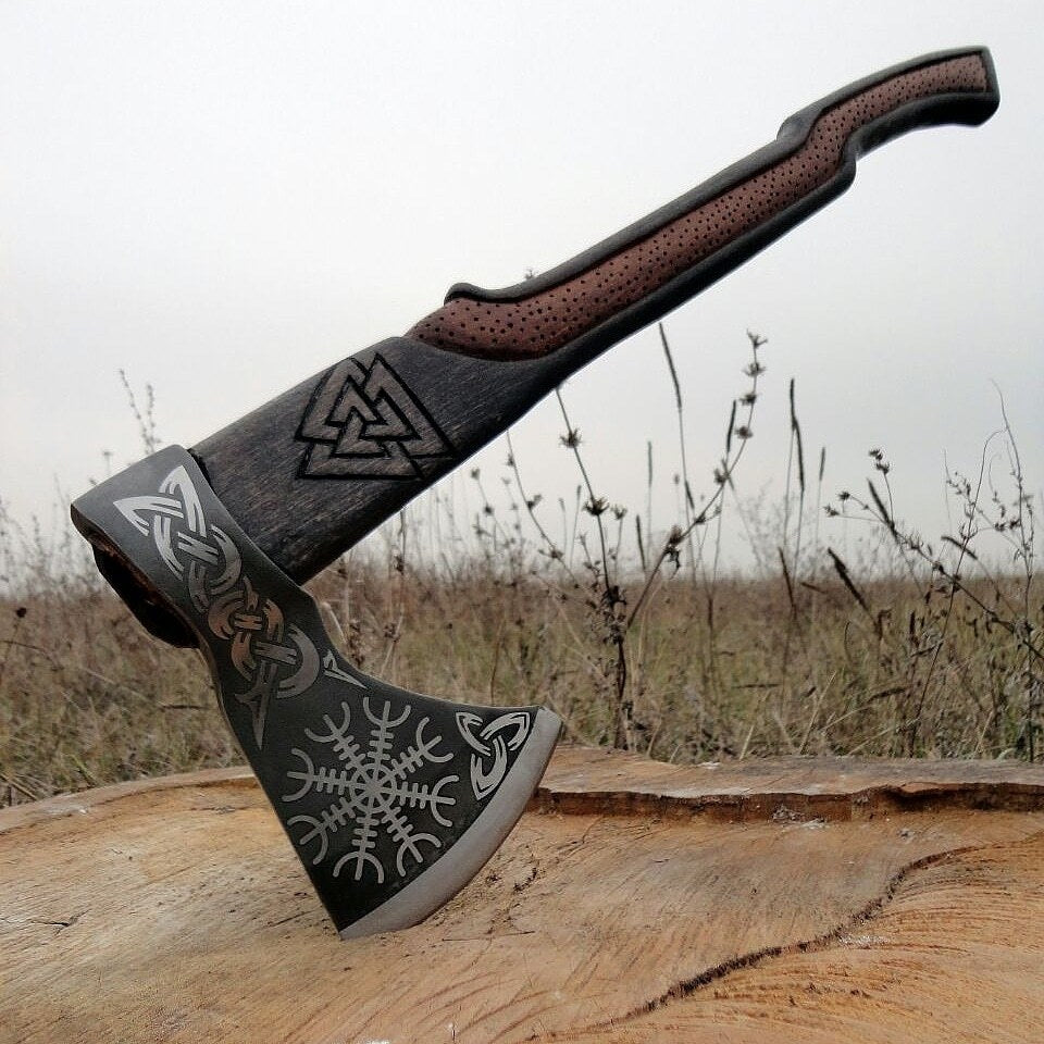 Hache Viking "VEGVISIR"