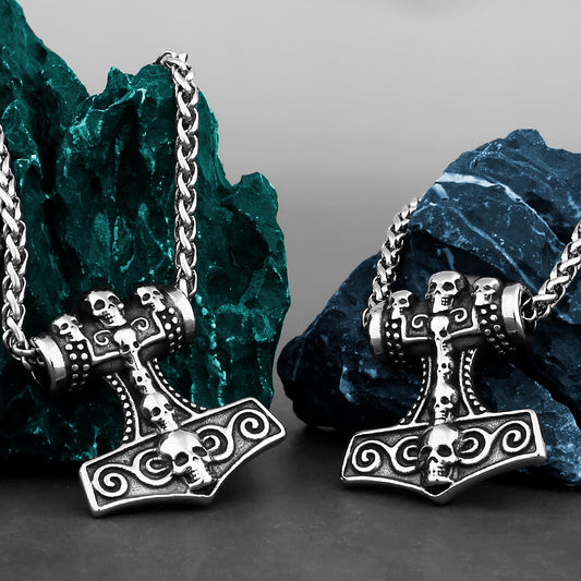 Collier Viking Crâne