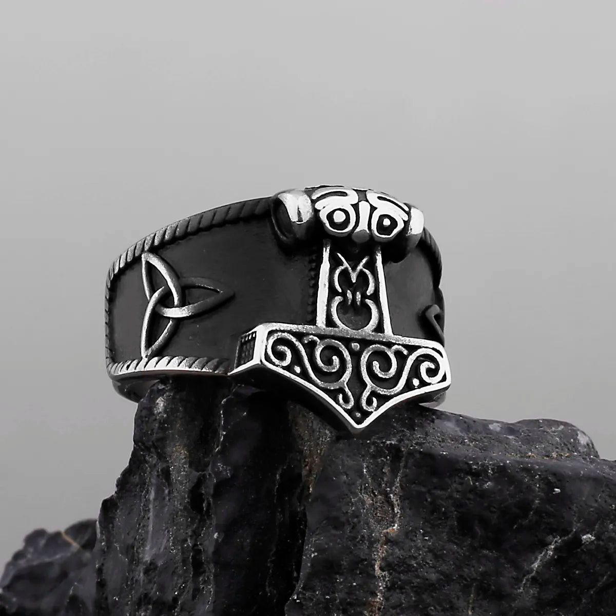 Bague Viking Mjolnir